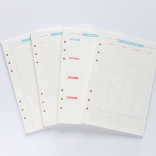 Set giấy refill Basic tổng hợp cho sổ planner