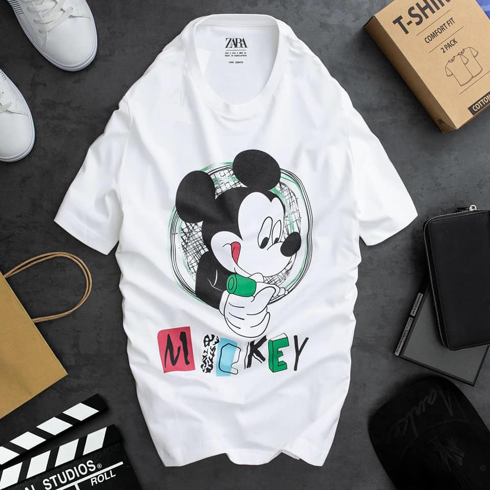 Aó phông Zara Mickey 2020