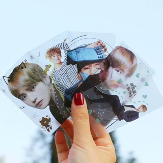 Set card trong 5 tấm BTS