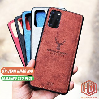 Ốp lưng samsung s20 plus chống bám vân tay hình Nai 3D nhiều màu sắc phụ kiện điện thoại huỳnh tân store