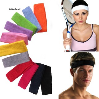 Băng đô trán tập yoga màu trơn thời trang Unisex