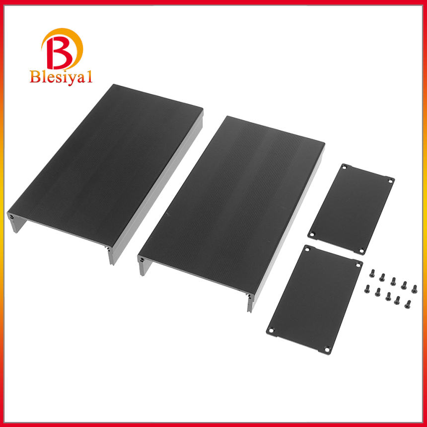 (Hàng Mới Về) Hộp Nhôm Tản Nhiệt Pcb Diy 105x55 X 200mm Màu Đen