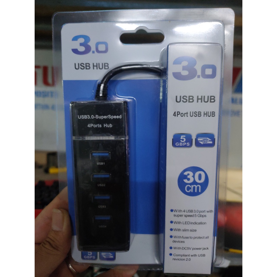 [Hub USB 4 Port] Bộ chia 1 cổng USB ra 4 cổng USB