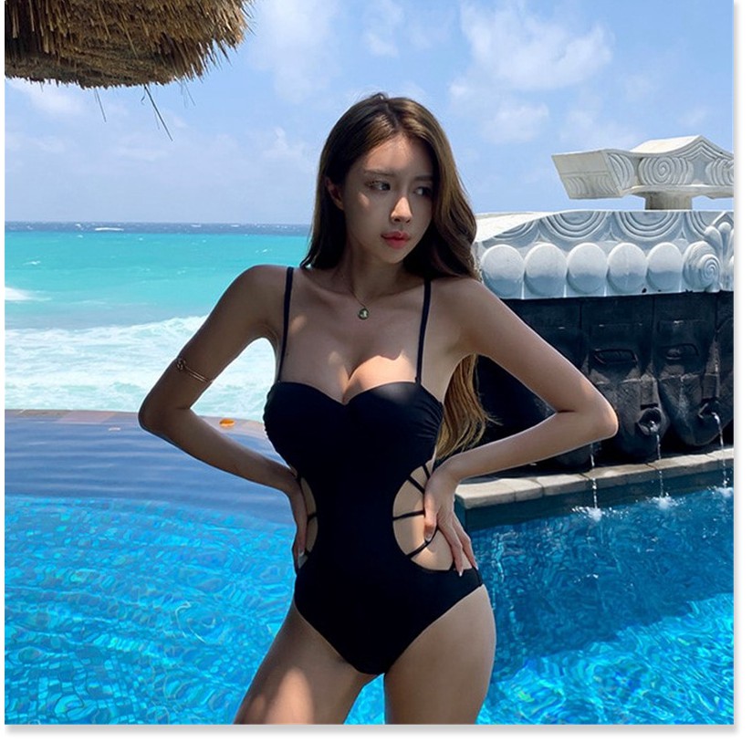 Bikini nữ đẹp, Áo tắm biển nữ 2020 Áo tắm một mảnh mới cho phụ nữ Hàn Quốc hai dây sexy Đồ bơi mùa xuân nóng cho phụ nữ