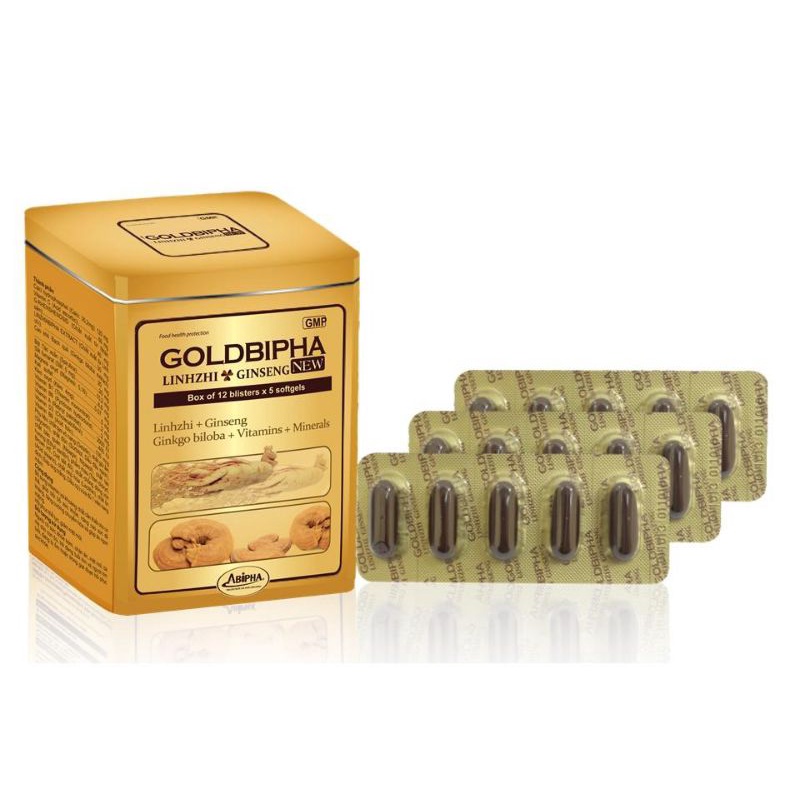Viên Uống Bổ Sung VITAMIN Và Khoáng chất GOLDBIPHA New phục hồi sức khỏe hộp sắt