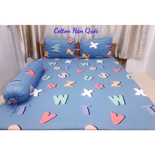 BỘ DRAP COTTON HQ VẢI NHẬP KHỔ RỘNG THOÁNG MÁT Size m6x2M