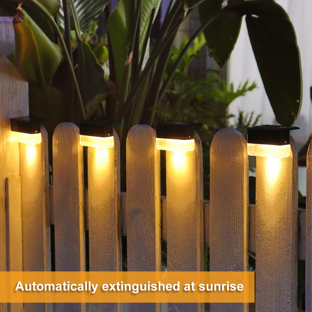 Đèn Led RGB Năng Lượng Mặt Trời Chống Thấm Nước Chiếu Sáng Cầu Thang Ngoài Trời
