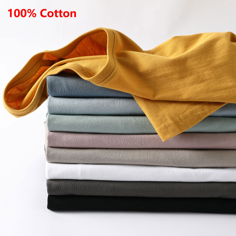 Áo Thun Nam Ngắn Tay Cổ Tròn Thời Trang 100% Cotton Bền