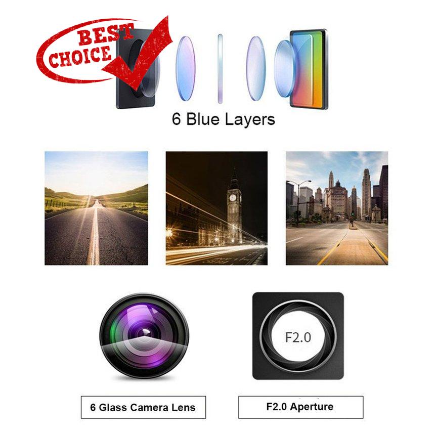 (10.7) Camera Hành Trình Car Dvr 3 / 2 Ống Kính 4.0 Inch Kèm Gương Chiếu Hậu