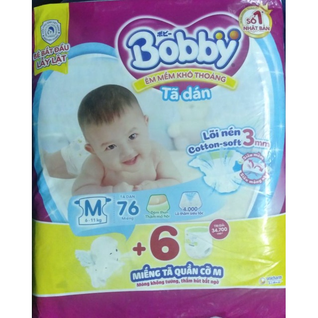 [Tặng 8 Miếng ] Tả dán Bobby M46/ M76 mẫu mới