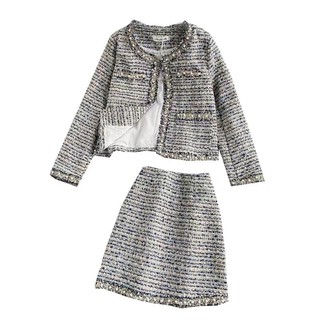 Set dạ tweed đính ngọc