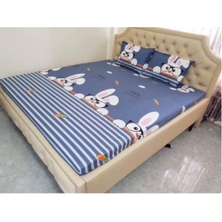 Ga chống thấm cotton ga chống thấm nước cho bé không nóng bí không ồn đệm dày 15-20cm