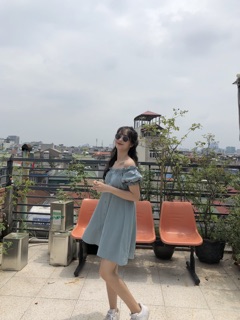 Váy trễ vai 6 màu