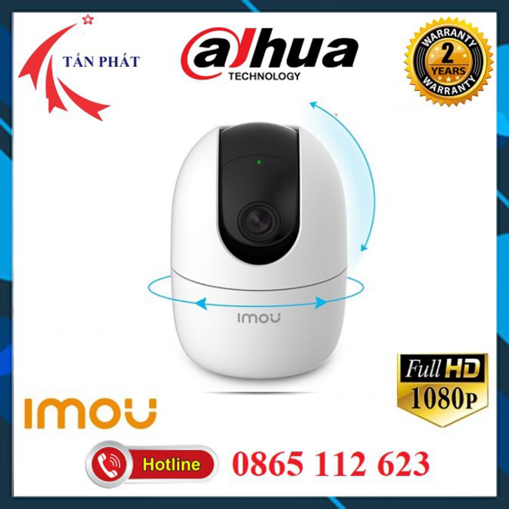 Camera IP 2MP 4MP XOAY 360 WIFI IMOU Ranger2 A22EP (1080P) A42P (2K) Full HD Còi Hú Báo Động Độ nét cao DAHUA C22EP Cue