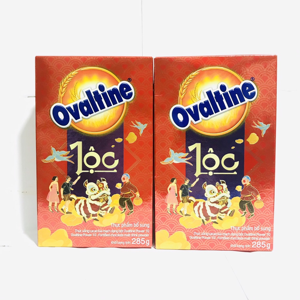 Thức uống lúa mạch hương vị sô-cô-la Ovaltine bột hộp giấy 285g