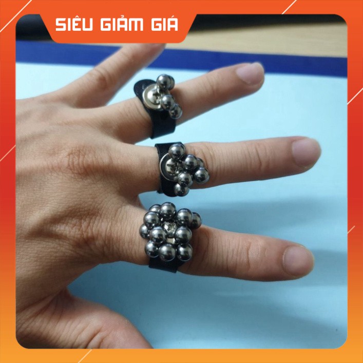 [Combo] [Combo] NHẪN NAM CHÂM HÍT BI [Giá rẻ] [Giá rẻ]
