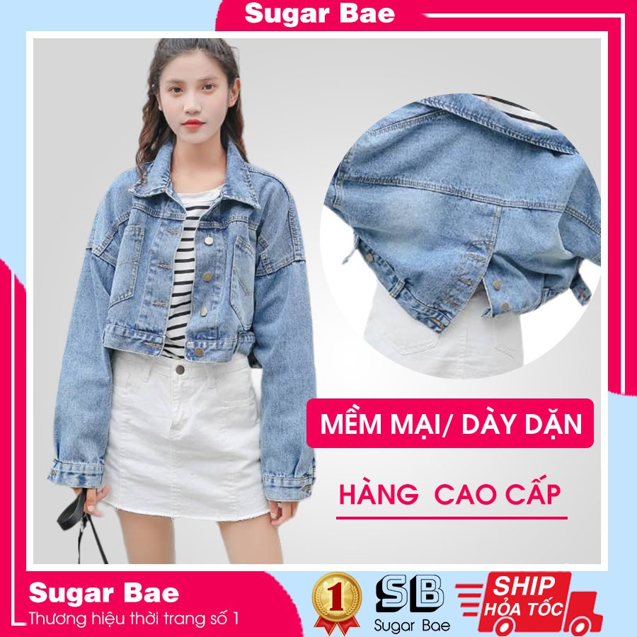 Áo Jean Nữ Nút Sau Vero Moda Trend 2020 | Khoác Bò Croptop Cúc Sau Ulzzang Hàn Quốc [Hàng Cao Cấp] | BigBuy360 - bigbuy360.vn