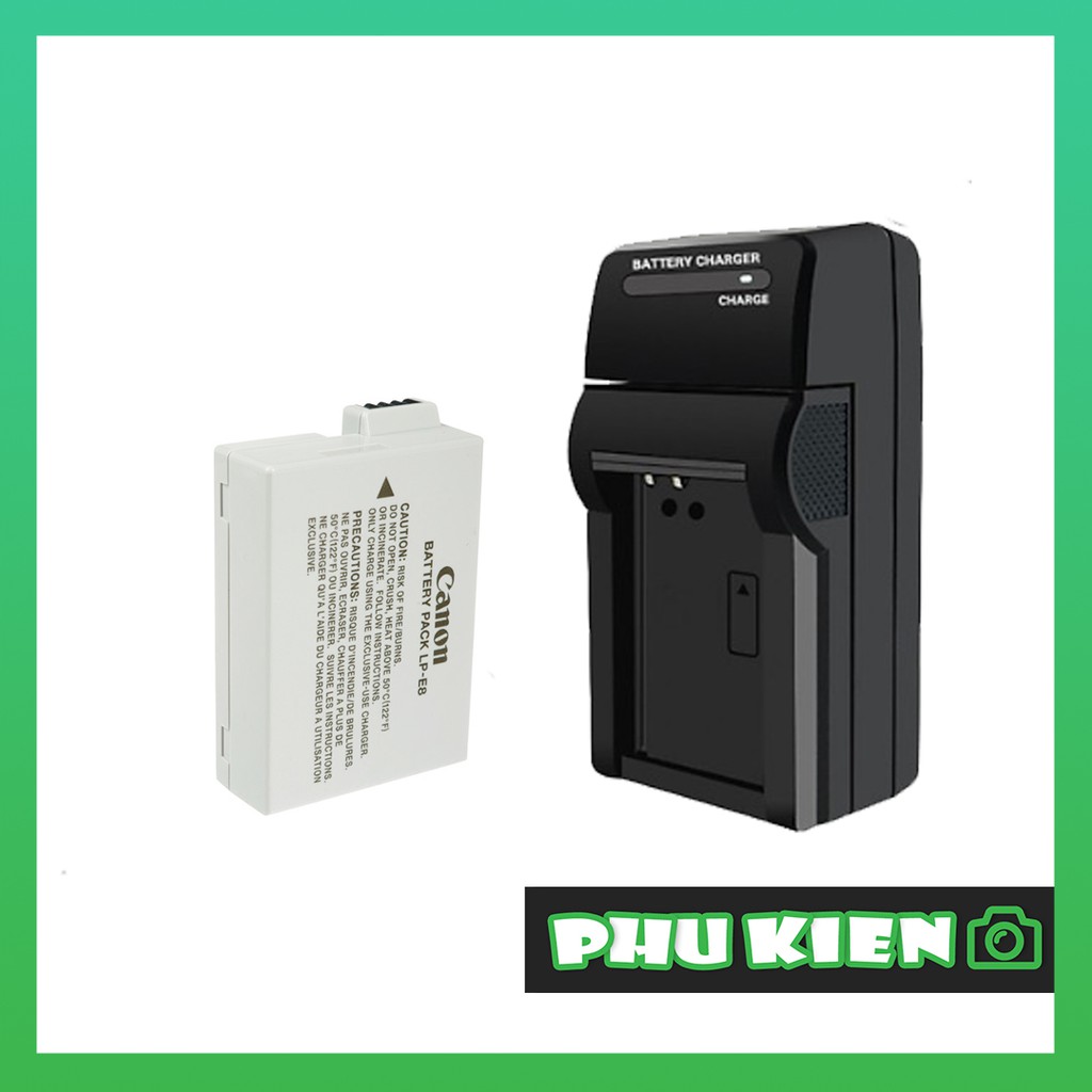 Combo Sạc + Pin Canon LP - E8