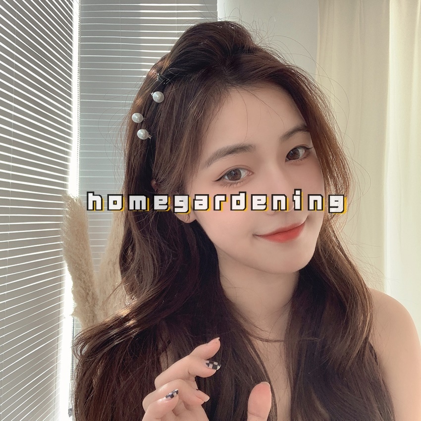 Set 5 Kẹp Tóc Dạng Tết Đính Ngọc Trai Nhỏ Xinh Xắn Dành Cho Nữ