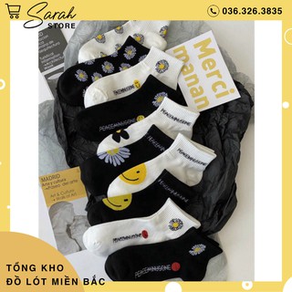 Set 10 đôi tất hoa cúc hot trend