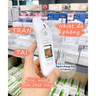 Nhiệt kế điện tử cao cấp của Đức SANITAS SFT 79, BEURER đo Tai và Trán 6 chức năng - Hàng chính hãng