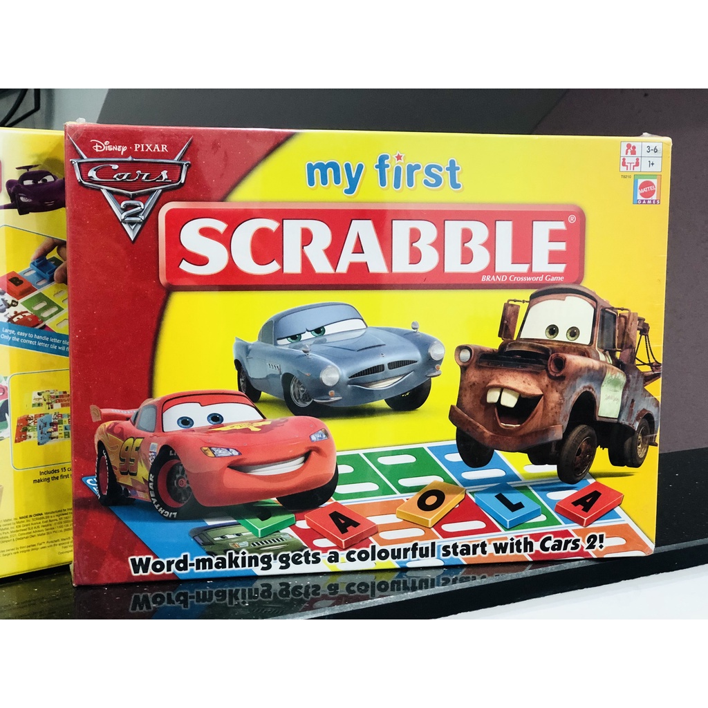 Bộ Xếp chữ Tiếng Anh Scrabble Cars giúp rèn luyện vốn từ tiếng Anh cho bé