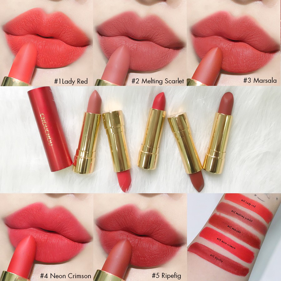 Son thỏi lì Chouchou Red Eddition | BigBuy360 - bigbuy360.vn