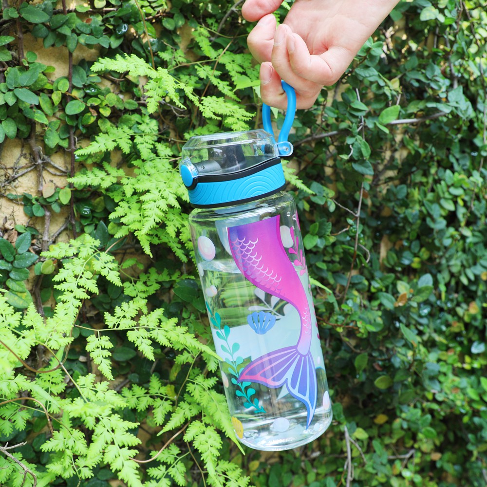 Bình Đựng Nước Dễ Thương Có Nắp Đậy Chống Tràn 23oz / 680ml