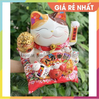 (SIÊU HOT - MẪU MỚI) Mèo thần tài vẫy tay Thiên Kim Vạn Lượng đẹp giá rẻ nhất thị trường
