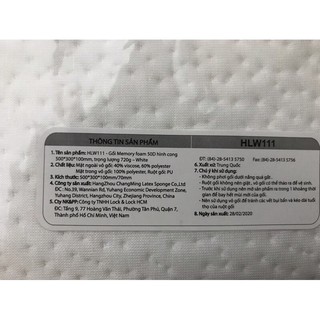 [LOCK&LOCK]GỐI CONG MEMORY FOAM LOCK&LOCK-HLW111