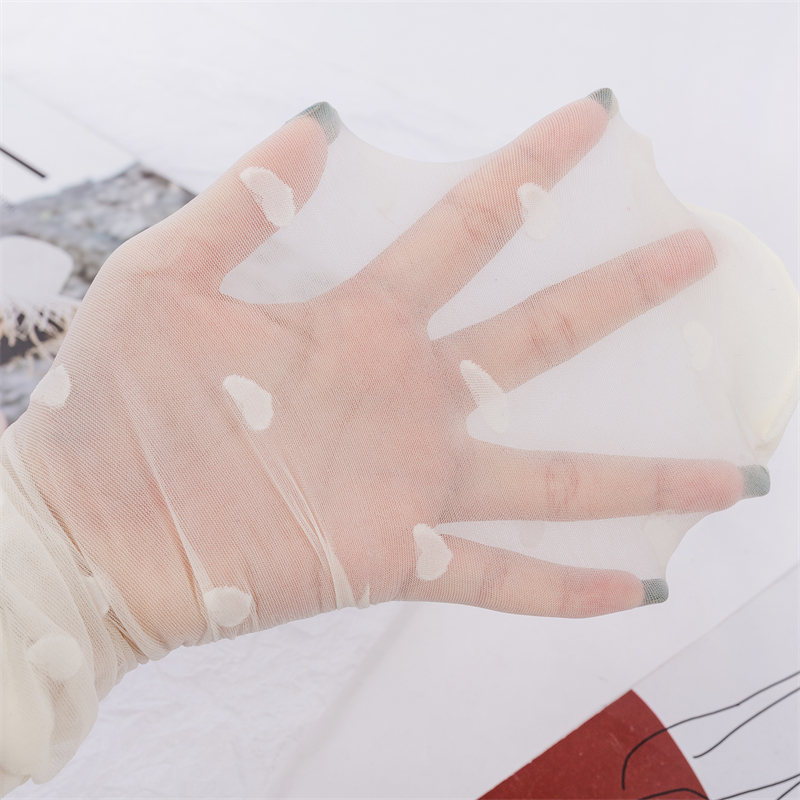 Vớ nylon dài qua đầu gối dạng lưới siêu mỏng in họa tiết hình thoi chấm bi hoa phong cách học đường quyến rũ cho nữ