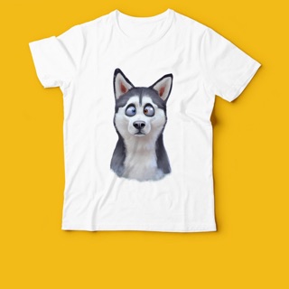 Áo thun Cún ngáo cotton co giãn 4 chiều đủ màu đủ size 6-110kg