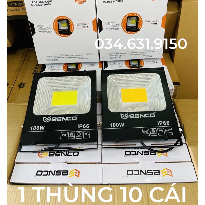 1 THÙNG  PHA ĐIỆN CÔNG SUẤT 100W ÁNH SÁNG TRẮNG VÀ ÁNH SÁNG VÀNG