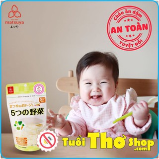 Cháo gạo Koshihikari ăn dặm cho Bé vị rau & rong biển Matsuya 60g vị sò điệp - Tuổi Thơ Shop