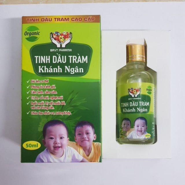 Tinh dầu tràm Khánh Ngân (trẻ sơ sinh, trẻ nhỏ, người lớn, phụ nữ có thai và cho con bú)