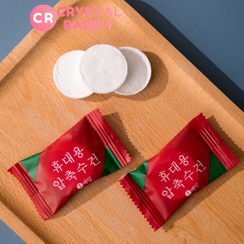Khăn Cotton Nén Dày Dặn Hình Vuông Dùng Một Lần Đa Ứng Dụng