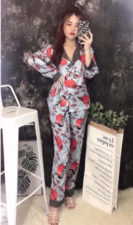 SIÊU ĐẸP 2 bộ lụa dài tay