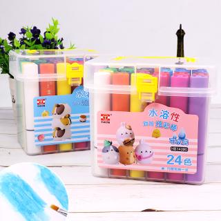 Bút sáp tan trong nước đủ màu 48 24 màu