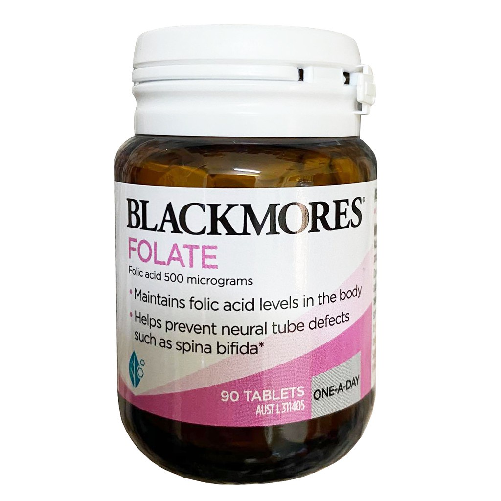 [ Chính Hãng ] Folate Blackmores 90 viên Úc ( Mẫu mới )