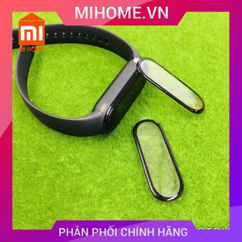 Miếng dán miband 5, miband 4 3D full màn viền đen dán dẻo full màn mi band 4,5