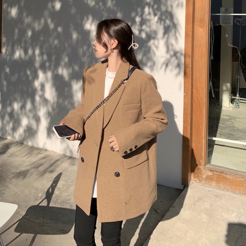 Áo vest dạ phong cách Hàn Quốc thu đông