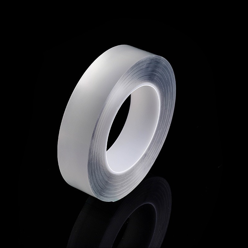 Băng keo cường lực dính hai mặt trong suốt tái sử dụng nhiều lần keo nano tiết kiệm