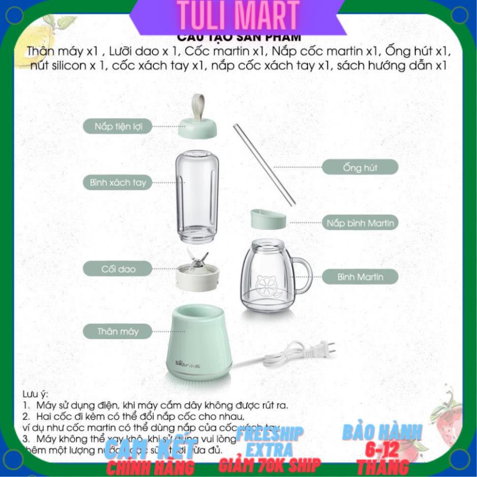 Máy xay sinh tố Bear. Dung tích 1L. Công suất 200w.