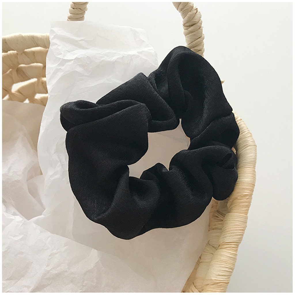 Dây Cột Tóc Vải Scrunchie (Scrunchies), Cột Tóc Phụ Kiện Crunchies CTV9 Siêu Đẹp, Vải Mềm, Dễ Thương (Giá Sỉ Siêu R