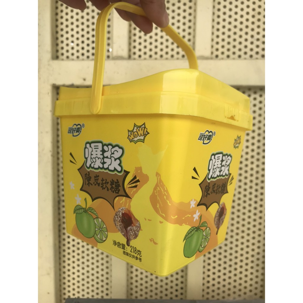 Thanh Hoá - Kẹo dẻo ô mai chanh muối - ô mai quýt chua ngọt nhân chảy xô 218g