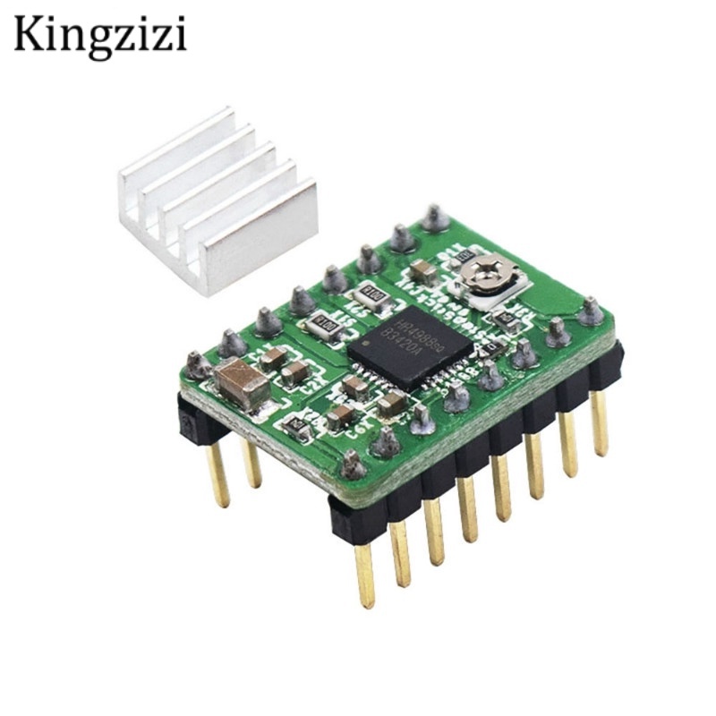 Module động cơ bước + bộ tản nhiệt A4988 DRV8825 cho máy in 3d Skr V1.3 1.4 Gtr V1.0 Ramps 1.4 1.6 Mks Gen V1.4