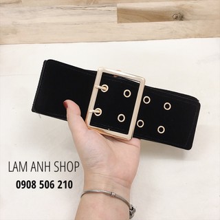 Dây nịt thun bản lớn 2 kim