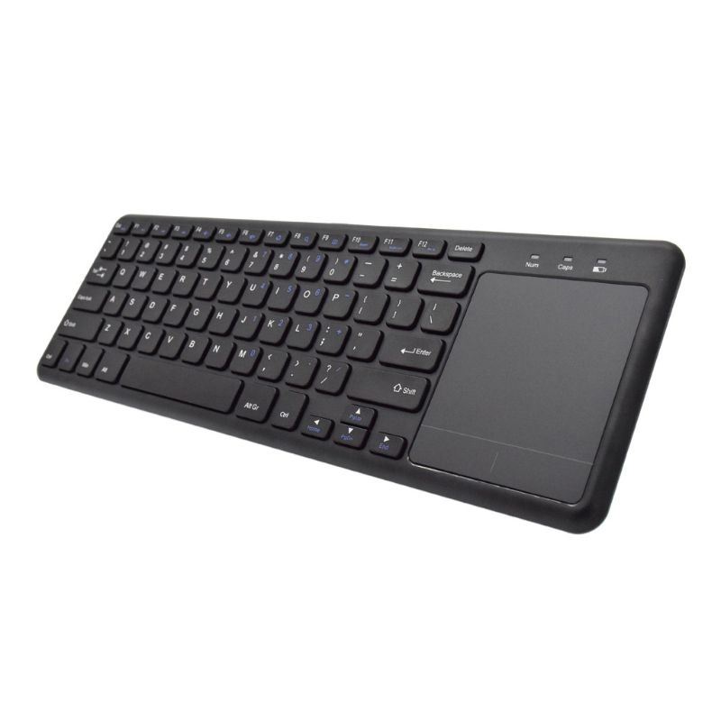 Bàn PhíM TíCh HợP ChuộT CảM ỨNg Không Dây 2.4G Htp PC Android Windows10 / 8 / 7 / Vista / XP