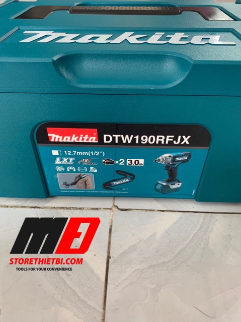 DTW190RFJX Máy siết bulong dùng pin 18V Makita