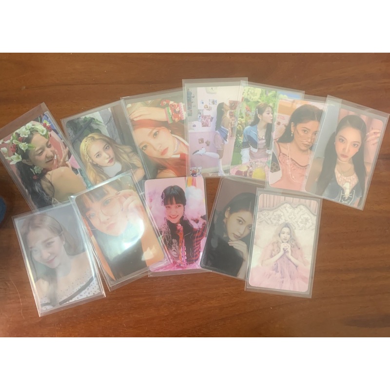THẺ ẢNH BO GÓC OFFICIAL CARD ALBUM NHÓM NHẠC RED VELVET YERI WENDY SEULGI JOY OFFICIAL